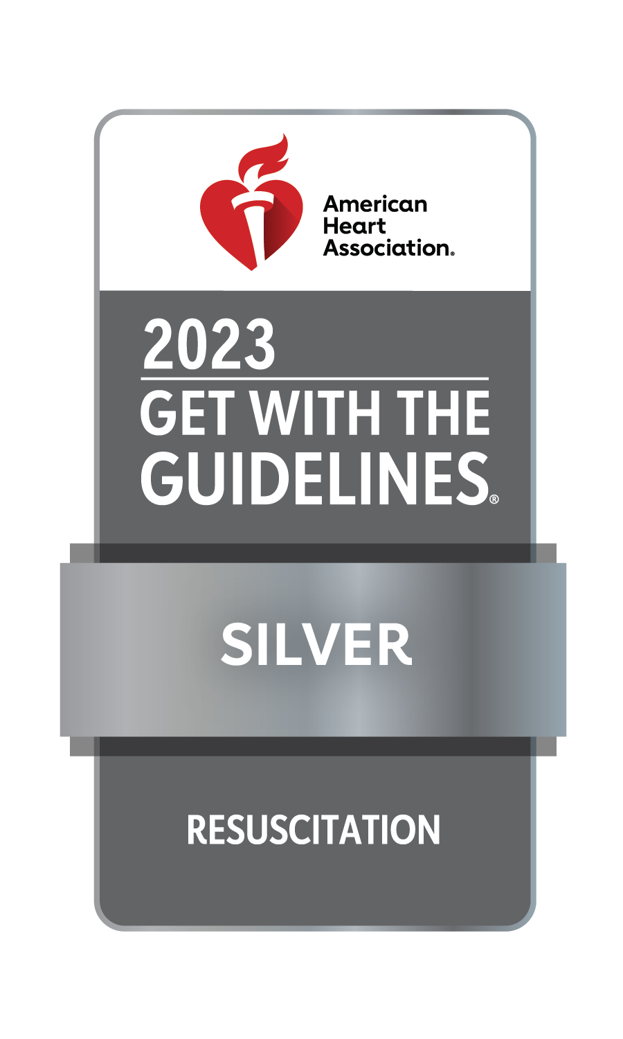 American Heart Association Resuscitation Silver 